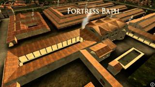 Animation of ancient Roman Fort in Caerleon Wales [upl. by Neram]