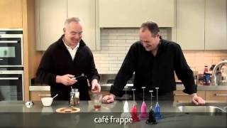 How to make a frappé coffee using an aerolatte milk frother [upl. by Garbe]