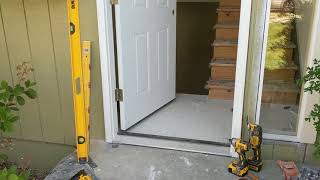 Jeld Wen Front Door Installation  Really crappy products and craftsmanship PART 1 [upl. by Verina]