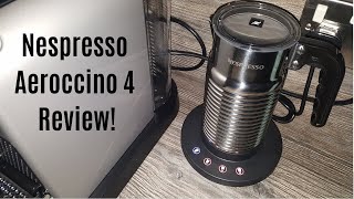 Nespresso Aeroccino 4 Milk Frother Review  Worth upgrading from the Aeroccino 3 [upl. by Burnett]