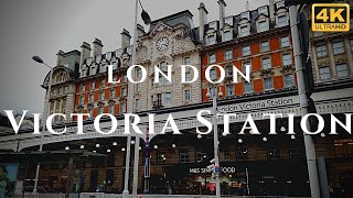 London Victoria Station Walk Through England 4K [upl. by Theron56]