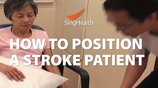 How To Position A Stroke Patient [upl. by Melessa707]