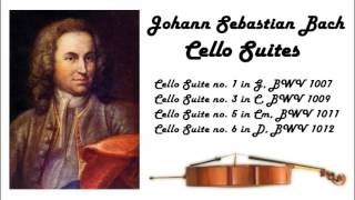 Johann Sebastian Bach  Cello suites in 432 Hz great for reading or studying [upl. by Brenan]