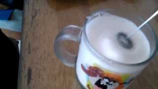 Aerolatte Review Frothing Cold Milk In Under 1 Minute [upl. by Erwin]